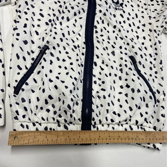 NWOT adidas Originals SST Track Jacket Full Zip Women's White Black Windbreaker - Picture 12 of 16